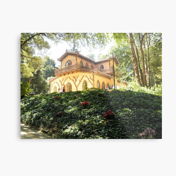 The Chalet of Countess d'Edla – Pena Park of Sintra - Portugal Metal Print