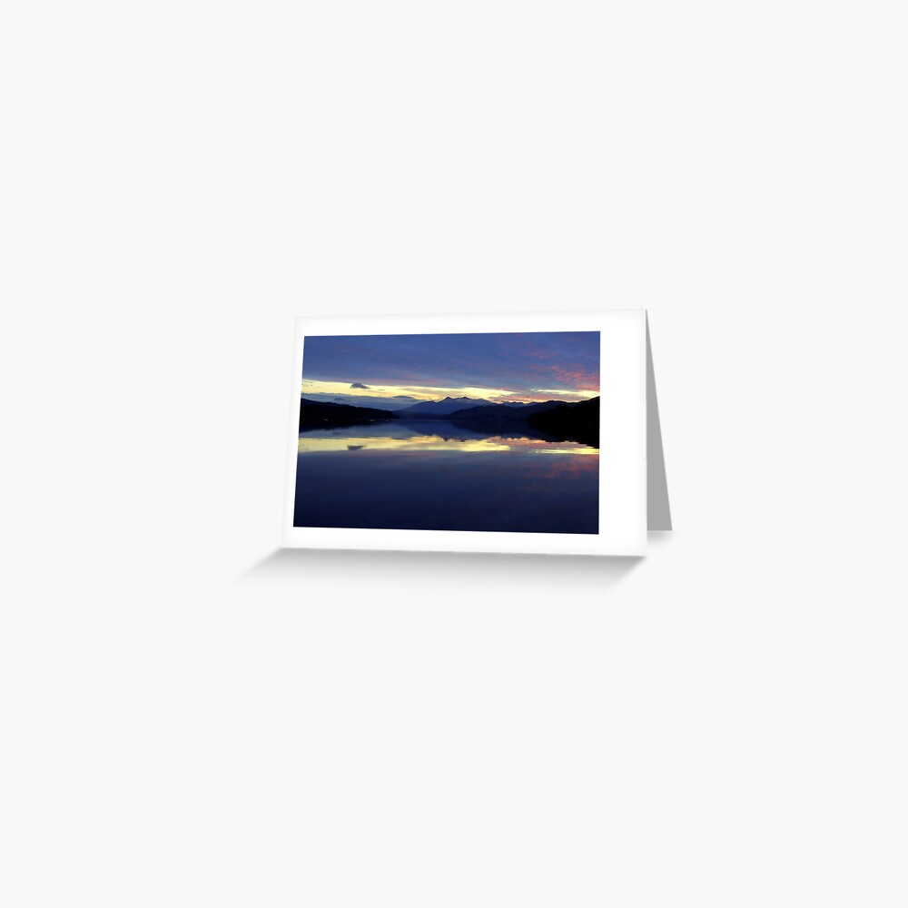 Loch Awe Sunrise Greeting Card