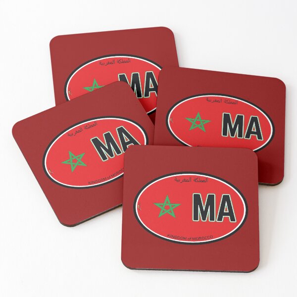 Item preview, MOROCCO Maroc Maroccan Vehicle ID Sticker Flag designed and sold by OuterShellUK.