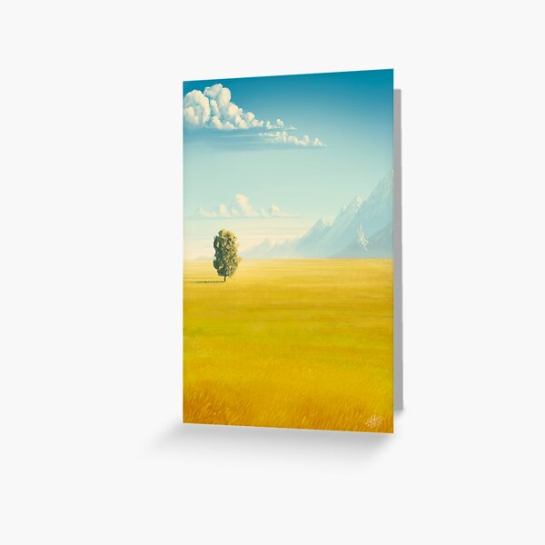 Peaceful valley Greeting Card