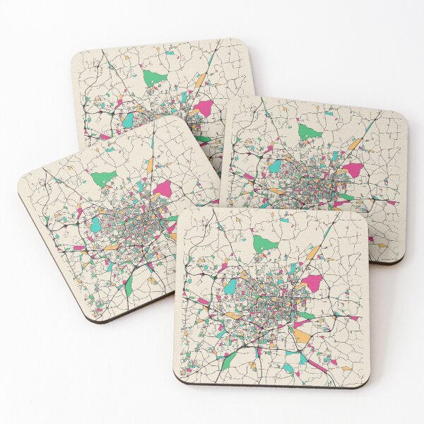 Item preview, Greensboro, North Carolina Street Map designed and sold by A Deniz Akerman.