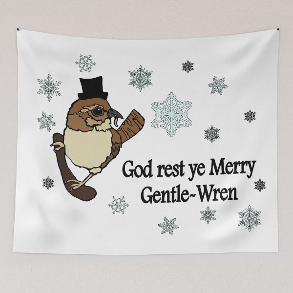 Item preview, God rest ye Merry Gentle-Wren designed and sold by nolessjess.