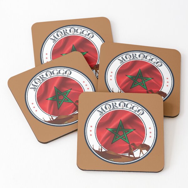 Item preview, MOROCCO Maroc Maroccan Sticker Flag designed and sold by OuterShellUK.