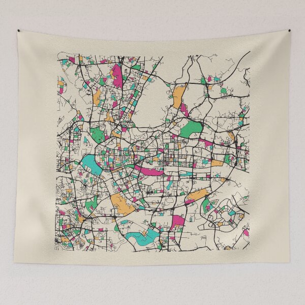 Item preview, Guangzhou, China Street Map designed and sold by A Deniz Akerman.