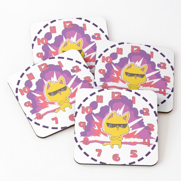 Item preview, Explosive cat (Clock) designed and sold by DzGraphic.