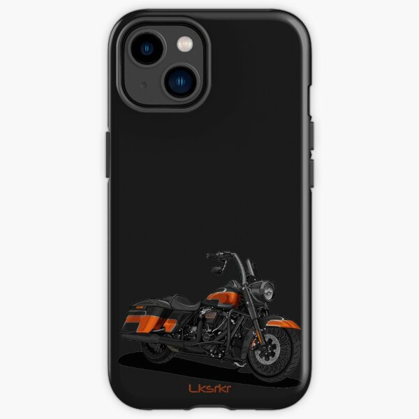 HARLEY DAVIDSON BLUE FLAME LOGO iPhone 15 Case Cover