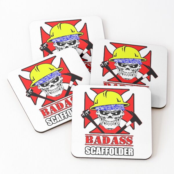 Item preview, Badass Scaffolder; designed and sold by StickerApe.