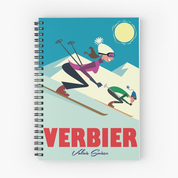 Item preview, Verbier ski poster designed and sold by GAGodel.