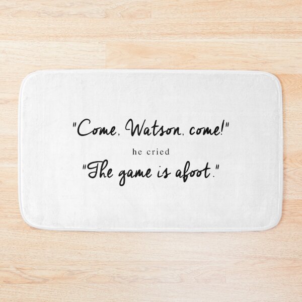 Item preview, Sherlock Holmes Quote designed and sold by aperte.