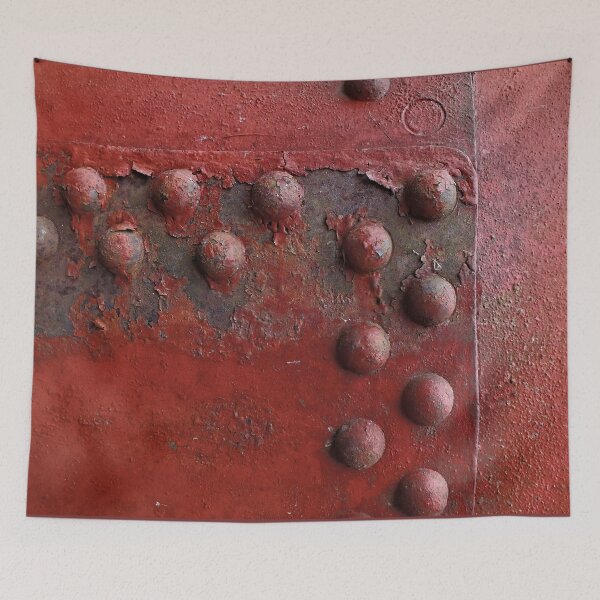 Item preview, Red Rivited Rusty Receptacle designed and sold by Yampimon.