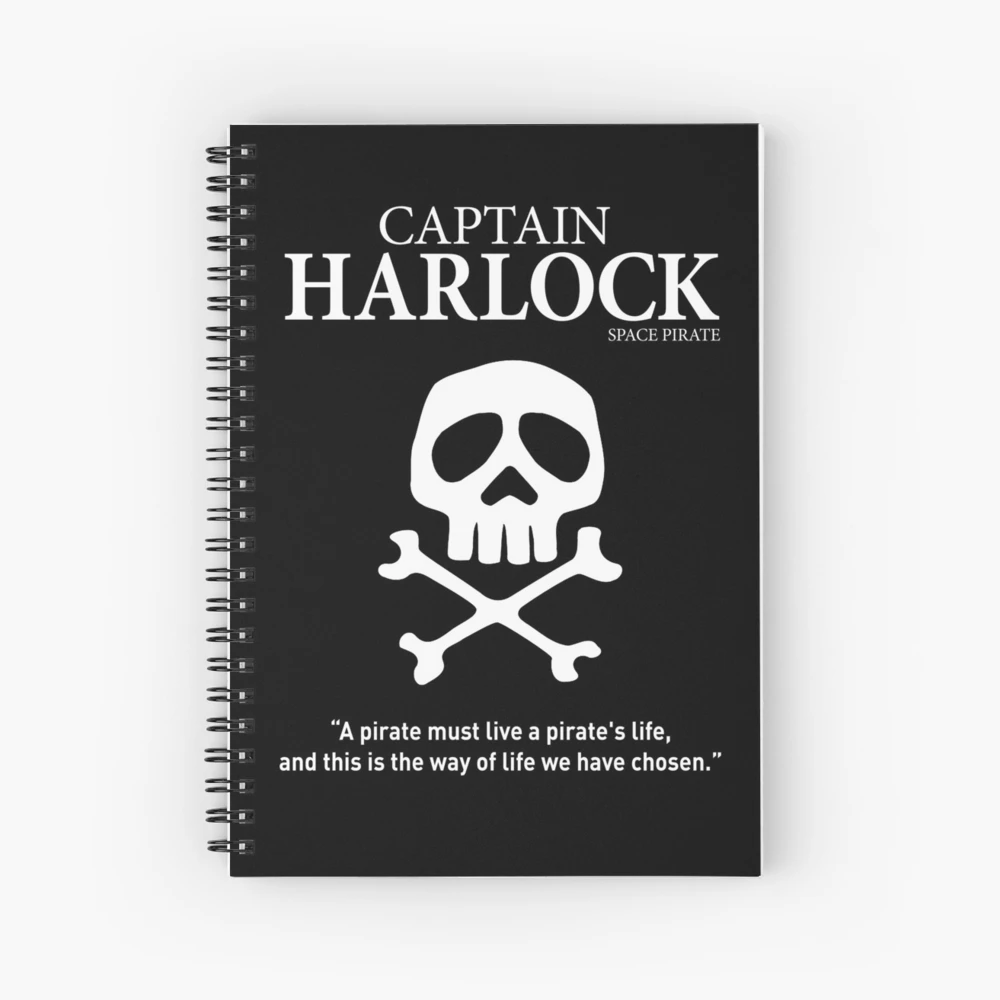 Space pirate Captain Harlock Skull by Leiji Matsumoto, 1978
