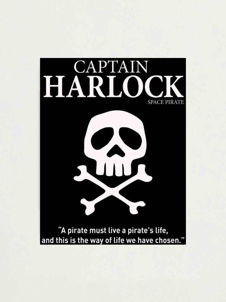Space pirate Captain Harlock Skull by Leiji Matsumoto, 1978
