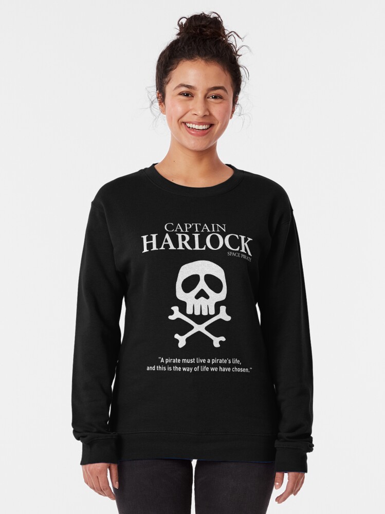 captain harlock skull shirt