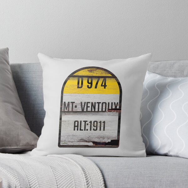 Item preview, Mont Ventoux France Kilometre Marker Retro Wood Sticker & T-Shirt designed and sold by OuterShellUK.