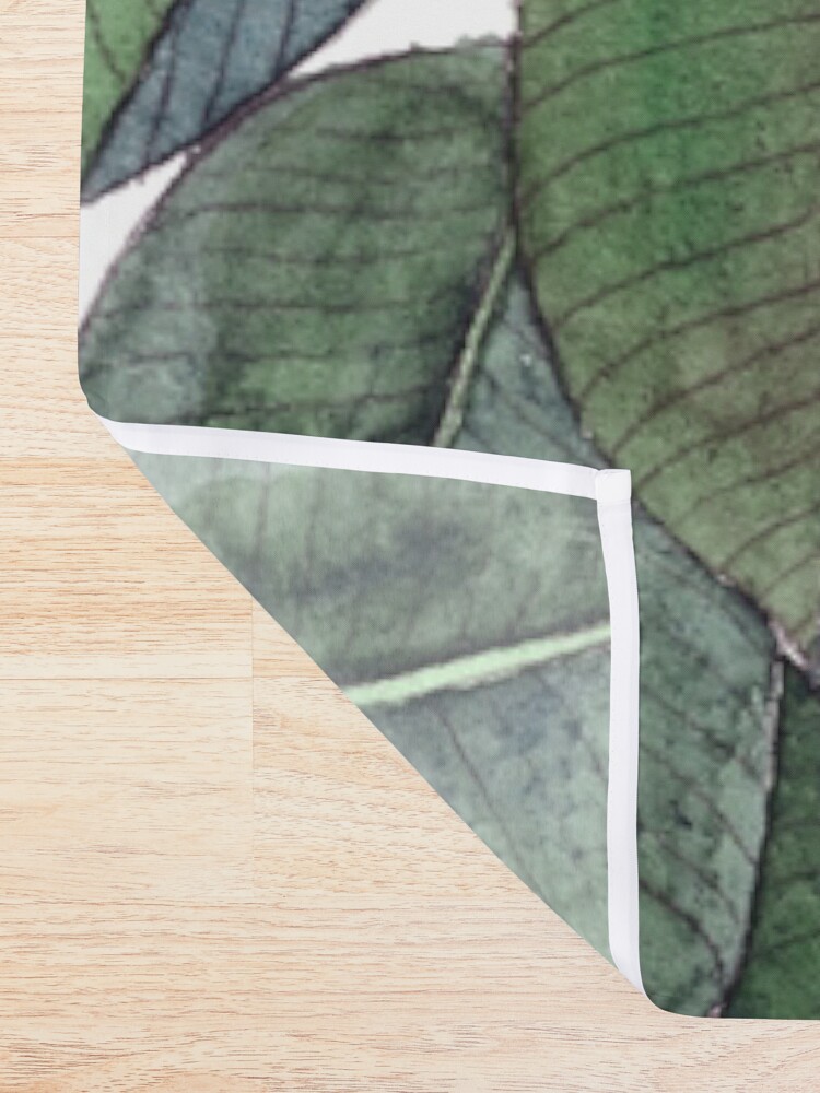Alternate view of Rubber Plant Shower Curtain