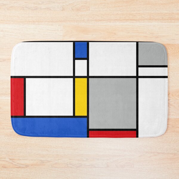 Item preview, Mondrian Style Color Composition designed and sold by Prawny.