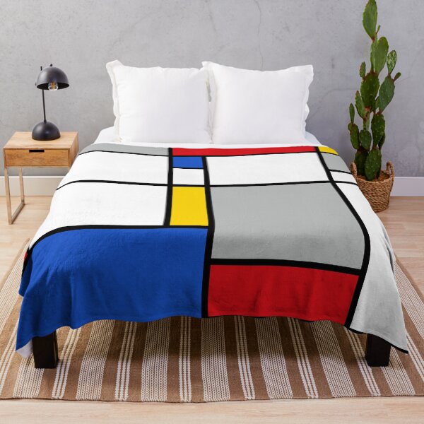 Item preview, Mondrian Style Color Composition designed and sold by Prawny.