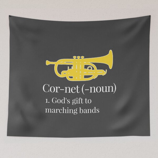 Item preview, Cornet - Definition - God's gift to marching bands - Funny trumpet gift / Funny cornet gift designed and sold by HEJAshirts.