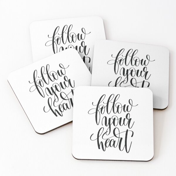 Item preview, Follow Your Heart Inspirational Quotes designed and sold by ProjectX23.