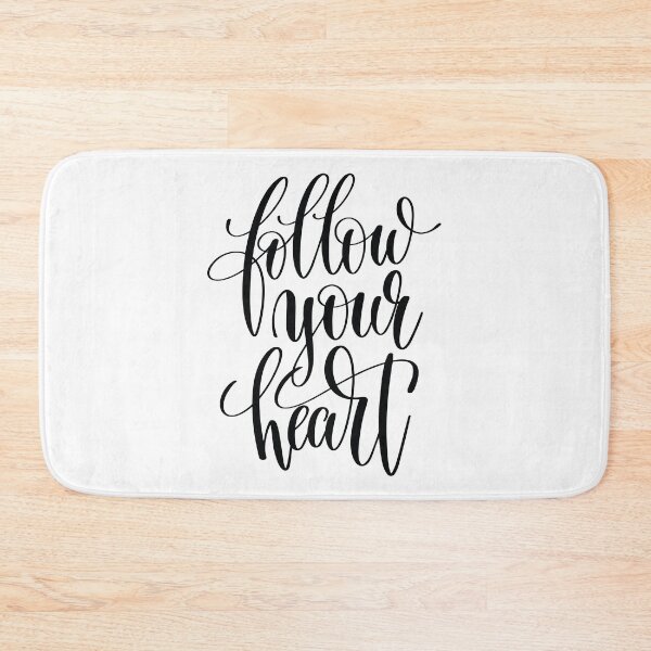 Item preview, Follow Your Heart Inspirational Quotes designed and sold by ProjectX23.