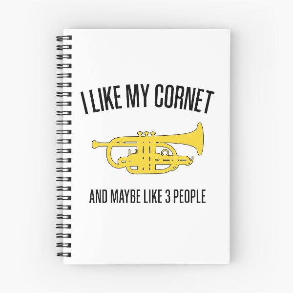 Item preview, I LIKE MY CORNET AND MAYBE LIKE 3 PEOPLE - Funny trumpet gift / Funny cornet gift designed and sold by HEJAshirts.