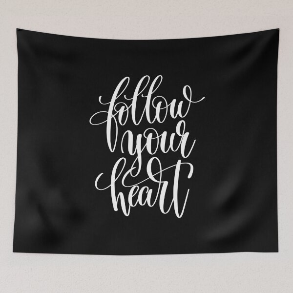Item preview, Follow Your Heart Inspirational Quotes designed and sold by ProjectX23.
