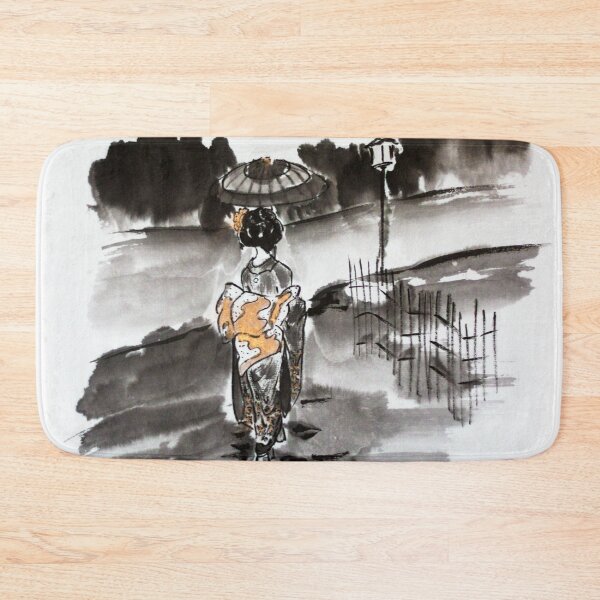 Item preview, Evening walk sumie designed and sold by ladyshekk.