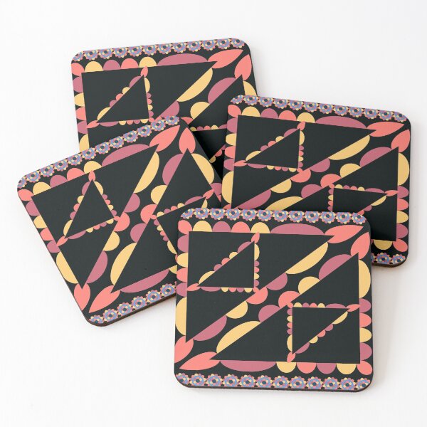 Item preview, Floraltina Abstract Geometric Pattern designed and sold by MclaughlinGifts.