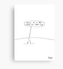 big world for small fry's Canvas Print