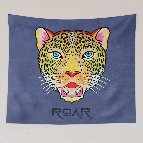 Item preview, Roar / Retro Wild Cat designed and sold by MartaOlgaKlara.