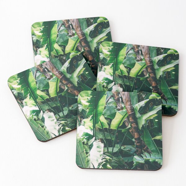 Item preview, Green Tropical Leaves Forest designed and sold by ppolecho.