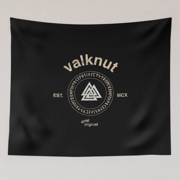 Item preview, Viking Valknut Odin Knot Wotan Norse Mythology Valhalla God design designed and sold by A-Fashion.