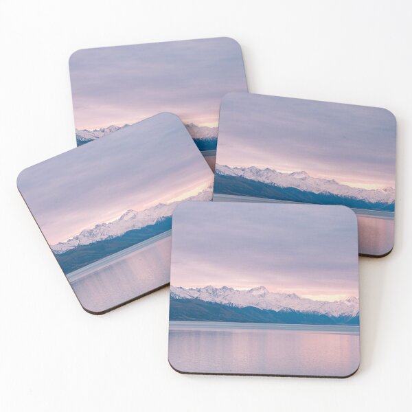 Item preview, Sunset over lake Pukaki with Mount Cook in the background. designed and sold by Nick Kemp.