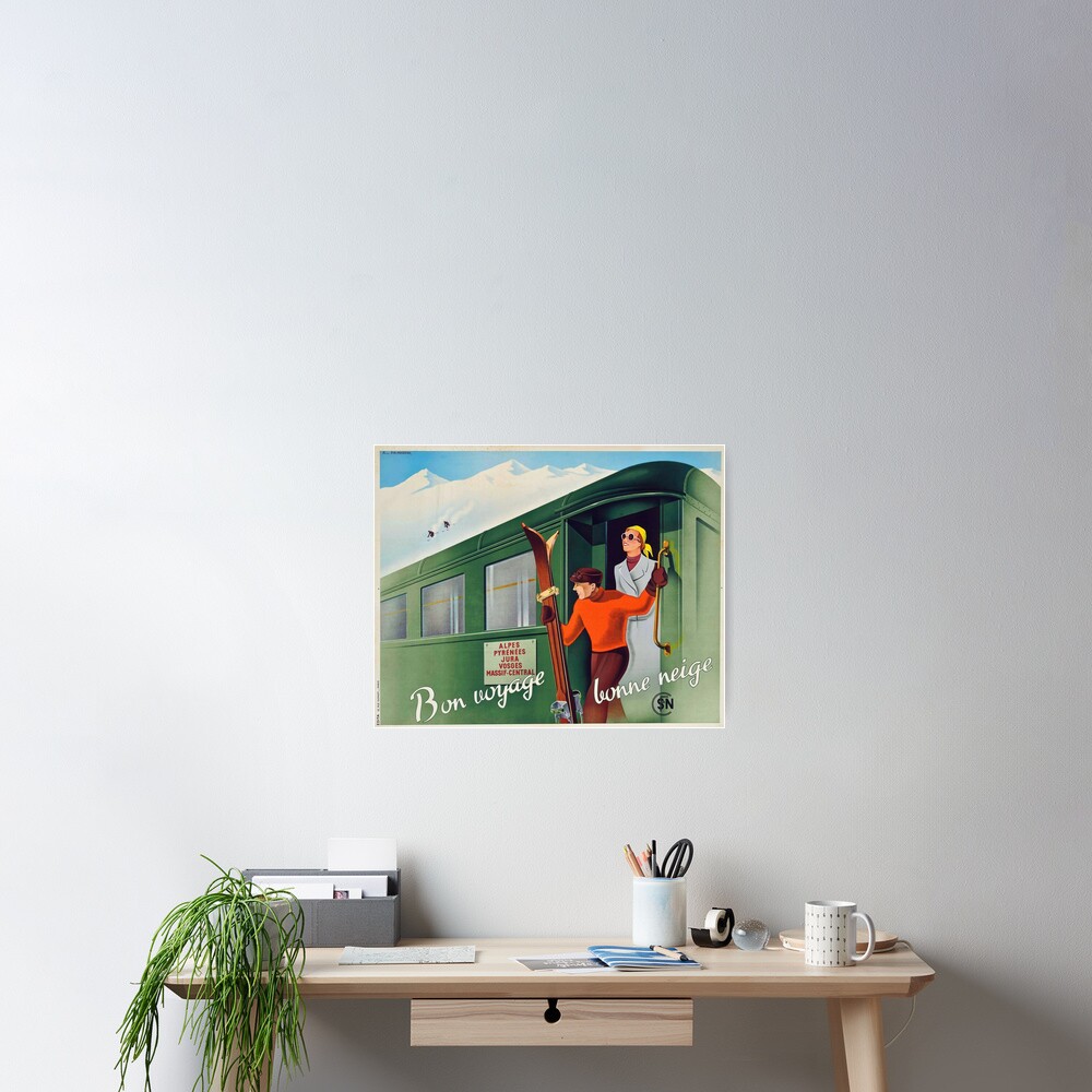 Bon Voyage Bonn Neige Poster