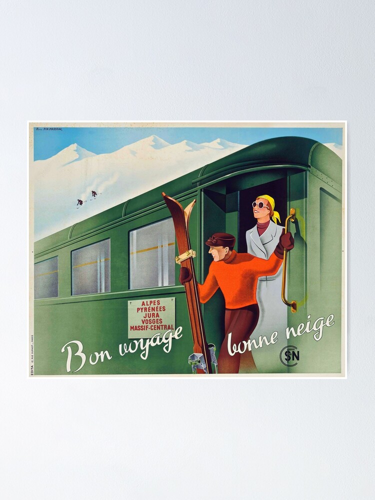 Alternate view of Bon Voyage Bonn Neige Poster