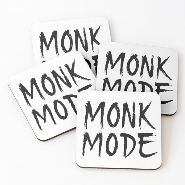 Item preview, Monk Mode designed and sold by Zagach Letters.