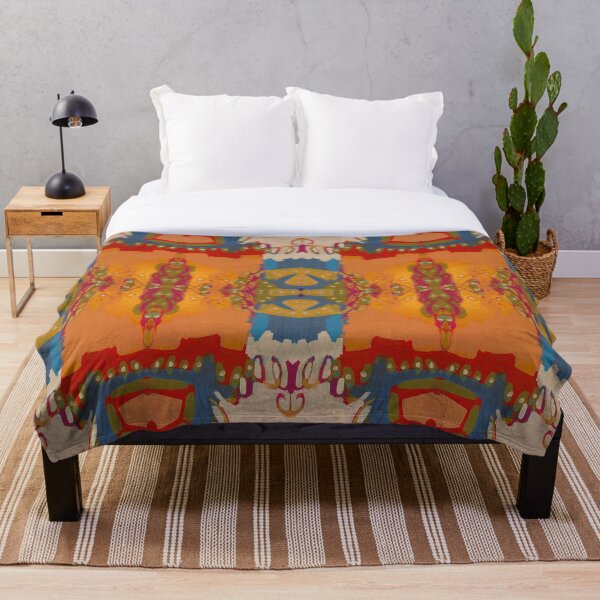 Abstract Marrakesh Throw Blanket