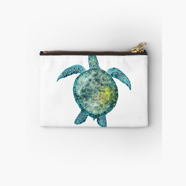 Item preview, Watercolor Sea Turtle - Turquoise  designed and sold by maryedenoa.