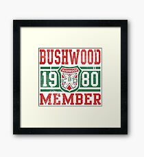 Retro Bushwood 1980 Mitglied Gerahmtes Wandbild