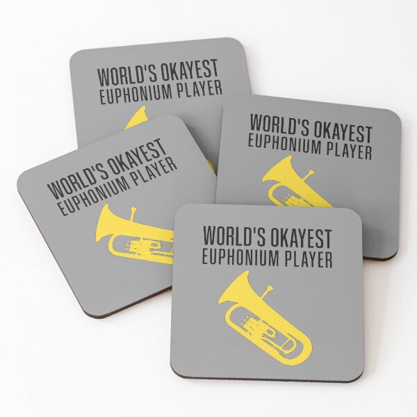 Item preview, WORLD'S OKAYEST EUPHONIUM PLAYER - funny Euphonium/ Baritone gift idea designed and sold by HEJAshirts.