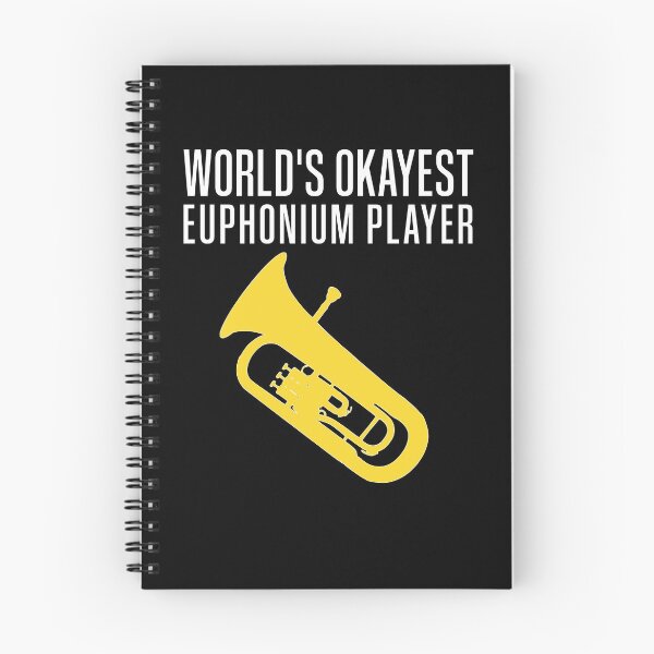 Item preview, WORLD'S OKAYEST EUPHONIUM PLAYER - funny Euphonium/ Baritone gift idea designed and sold by HEJAshirts.