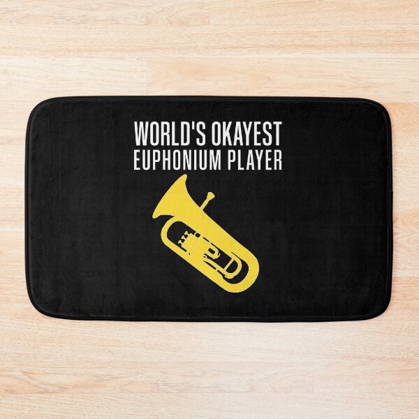 Item preview, WORLD'S OKAYEST EUPHONIUM PLAYER - funny Euphonium/ Baritone gift idea designed and sold by HEJAshirts.