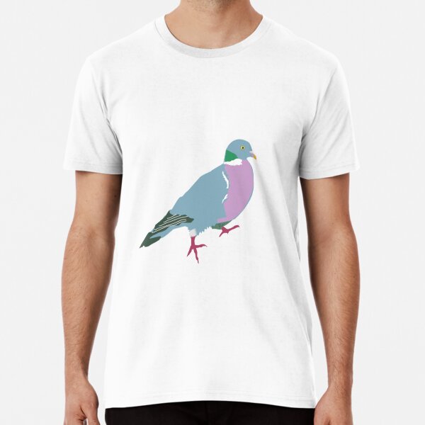 Wood Pigeon Beautiful Birds Series Premium T-Shirt