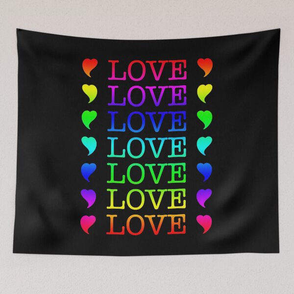 Item preview, Rainbow love for boys and girls designed and sold by superpixus.