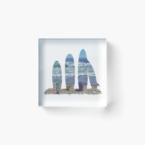 Item preview, Surf Boards Beach Silhouette designed and sold by DSC Arts.