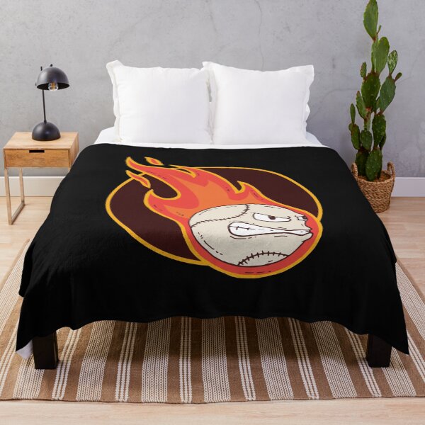 Item preview, Baseball in flames designed and sold by DerSenat.