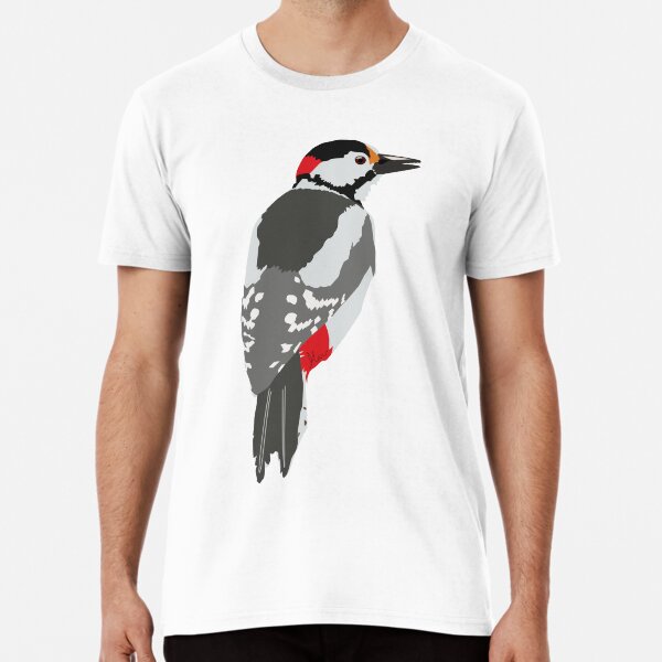 Woodpecker Beautiful Birds Series Premium T-Shirt