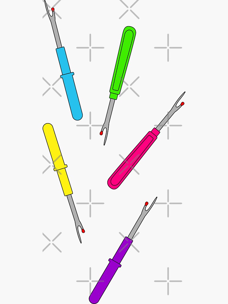 "seam rippers" Sticker for Sale by B0red Redbubble