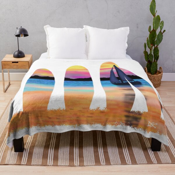 Item preview, Surf Boards Sunset Sailboat Silhouette designed and sold by DSC Arts.