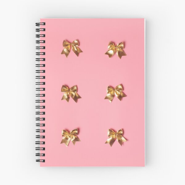 Item preview, Pink celebration background with golden bows designed and sold by dariazu.